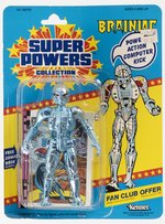 SUPER POWERS COLLECTION (1984) - BRAINIAC 12-BACK CARDED ACTION FIGURE.