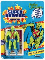 SUPER POWERS COLLECTION (1985) - MARTIAN MANHUNTER 23-BACK CARDED ACTION FIGURE (CUT POP).