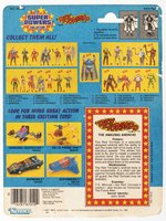 SUPER POWERS COLLECTION (1985) - RED TORNADO 12-BACK CARDED ACTION FIGURE (CUT POP).