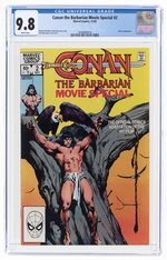 CONAN THE BARBARIAN MOVIE SPECIAL #2 NOVEMBER 1982 CGC 9.8 NM/MINT.