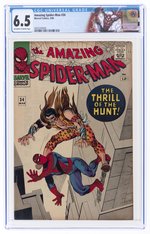 AMAZING SPIDER-MAN #34 MARCH 1966 CGC 6.5 FINE+.