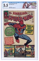 AMAZING SPIDER-MAN #38 JULY 1966 CGC 5.5 FINE-.