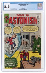 TALES TO ASTONISH #45 JULY 1963 CGC 5.5 FINE-.