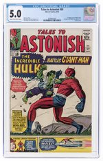 TALES TO ASTONISH #59 SEPTEMBER 1964 CGC 5.0 VG/FINE.