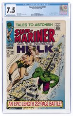 TALES TO ASTONISH #100 FEBRUARY 1968 CGC 7.5 VF- (INCREDIBLE HULK VS. SUB-MARINER).