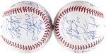 2013 SIRIUS-XM ALL-STAR FUTURES GAME MULTI-SIGNED BASEBALL SET.