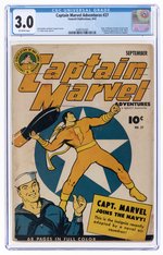 CAPTAIN MARVEL ADVENTURES #27 SEPTEMBER 1943 CGC 3.0 GOOD/VG (FIRST FULL MR. MIND).