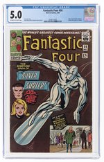 FANTASTIC FOUR #50 MAY 1966 CGC 5.0 VG/FINE.