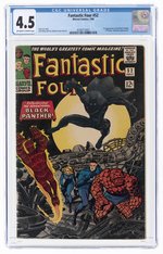 FANTASTIC FOUR #52 JULY 1966 CGC 4.5 VG+ (FIRST BLACK PANTHER).