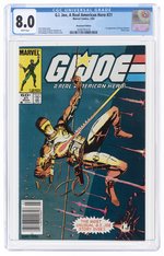 G.I. JOE, A REAL AMERICAN HERO #21 MARCH 1984 CGC 8.0 VF (NEWSSTAND EDITION, FIRST STORM SHADOW).