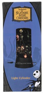 TIM BURTON'S THE NIGHTMARE BEFORE CHRISTMAS LIGHT CYLINDER BOXED LAMP.