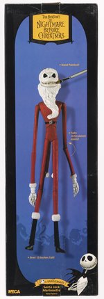 TIM BURTON'S THE NIGHTMARE BEFORE CHRISTMAS - 10th ANNIVERSARY - SANTA JACK MARIONETTE IN BOX.