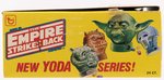 TOPPS "STAR WARS: THE EMPIRE STRIKES BACK" FIGURAL CANDY CONTAINERS FULL DISPLAY BOX (YODA SERIES).