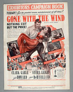 “GONE WITH THE WIND” RE-RELEASE CAMPAIGN BOOK, WINDOW & LOBBY CARD.