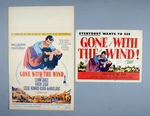 “GONE WITH THE WIND” RE-RELEASE CAMPAIGN BOOK, WINDOW & LOBBY CARD.