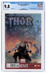 THOR: GOD OF THUNDER #2 JANUARY 2013 CGC 9.8 NM/MINT (FIRST GORR THE GOD BUTCHER).