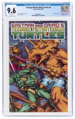 TEENAGE MUTANT NINJA TURTLES #6 1986 CGC 9.6 NM+.