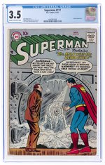 SUPERMAN #117 NOVEMBER 1957 CGC 3.5 VG-.