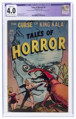 TALES OF HORROR #4 JANUARY 1953 CGC RESTORED 4.0 SLIGHT (C-1) VG.