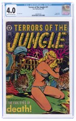 TERRORS OF THE JUNGLE #21 FEBRUARY 1953 CGC 4.0 VG.