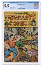 THRILLING COMICS #48 JUNE 1945 CGC 5.5 FINE-.