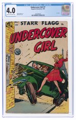 UNDERCOVER GIRL #7 1954 CGC 4.0 VG.