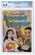 WONDER WOMAN #86 NOVEMBER 1956 CGC 6.0 FINE.