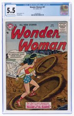 WONDER WOMAN #87 JANUARY 1957 CGC 5.5 FINE-.