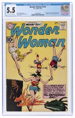 WONDER WOMAN #124 AUGUST 1961 CGC 5.5 FINE- (FIRST WONDER WOMAN FAMILY).