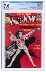 WONDER WOMAN #196 SEPTEMBER-OCTOBER 1971 CGC 7.0 FINE/VF.