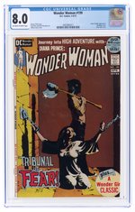 WONDER WOMAN #199 MARCH-APRIL 1972 CGC 8.0 VF.