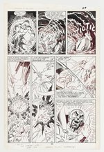 DEFENDERS OF THE EARTH #2 ORIGINAL ART PAGE BY ALEX SAVIUK.