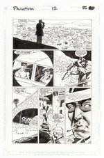 THE PHANTOM #12 DC ORIGINAL ART PAGE BY LUKE McDONNELL.