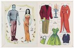 "THE MUNSTERS PAPER DOLLS" BOOK.