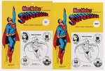 SUPERMAN SPANISH MASMELOS MARSHMALLOWS ADVERTISING TRIO.