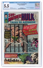 TALES TO ASTONISH #70 AUGUST 1965 CGC 5.5 FINE-.