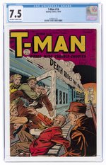 T-MAN #18 OCTOBER 1954 CGC 7.5 VF-.