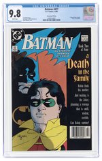 BATMAN #427 DECEMBER 1988 CGC 9.8 NM/MINT (NEWSSTAND EDITION).