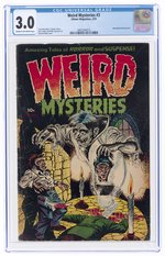 WEIRD MYSTERIES #3 FEBRUARY 1953 CGC 3.0 GOOD/VG.