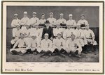 1906 "ATHLETIC BASE BALL CLUB" NEWSPAPER SUPPLEMENT