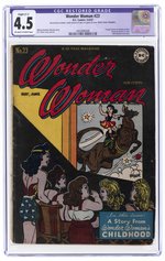 WONDER WOMAN #23 MAY-JUNE 1947 CGC RESTORED 4.5 SLIGHT (C-1) VG+.