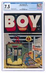 BOY COMICS #27 APRIL 1946 CGC 7.5 VF-.