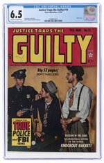 JUSTICE TRAPS THE GUILTY #14 FEBRUARY-MARCH 1950 CGC 6.5 FINE+.