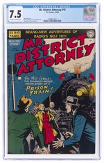 MR. DISTRICT ATTORNEY #15 MAY-JUNE 1950 CGC 7.5 VF-.