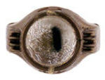 TOM MIX GLOWING TIGER EYE RING.