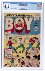 BOY COMICS #118 JANUARY 1956 CGC 4.5 VG+.