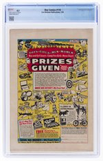 BOY COMICS #118 JANUARY 1956 CGC 4.5 VG+.