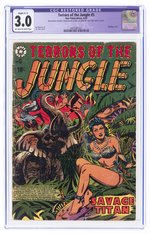 TERRORS OF THE JUNGLE #5 JUNE 1953 CGC RESTORED 3.0 SLIGHT (C-1) GOOD/VG.