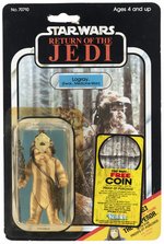 STAR WARS: RETURN OF THE JEDI (1983) - LOGRAY 65 BACK-C CARDED ACTION FIGURE (COIN OFFER).