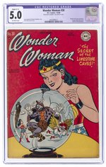 WONDER WOMAN #30 JULY-AUGUST 1948 CGC RESTORED 5.0 SLIGHT (C-1) VG/FINE.